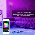 quarto decoração canto wi-fi smart led luminária de pé